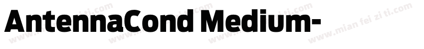 AntennaCond Medium字体转换